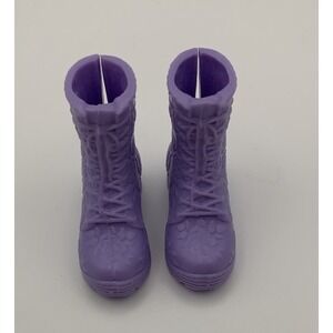 TALL Barbie Fashionistas Doll 123 Girl Power PURPLE FAUX LACE MILITARY BOOT ROSE